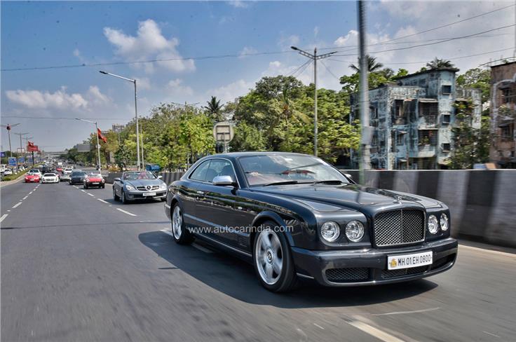 The Bentley Brooklands was one of the most exotic cars at the show with upwards of 1000Nm of torque. 